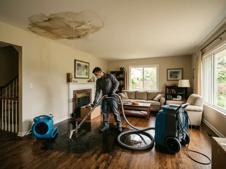 attic-pipe-burst-ceiling-drip-008 — frequently asked questions, Water Damage Restoration & Carpet Care in Bethel, WA